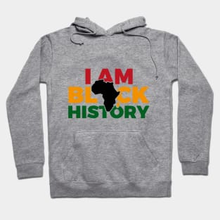 i am black history map Hoodie